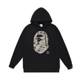 BAPE White Camo APE Head Pullover Hoodie