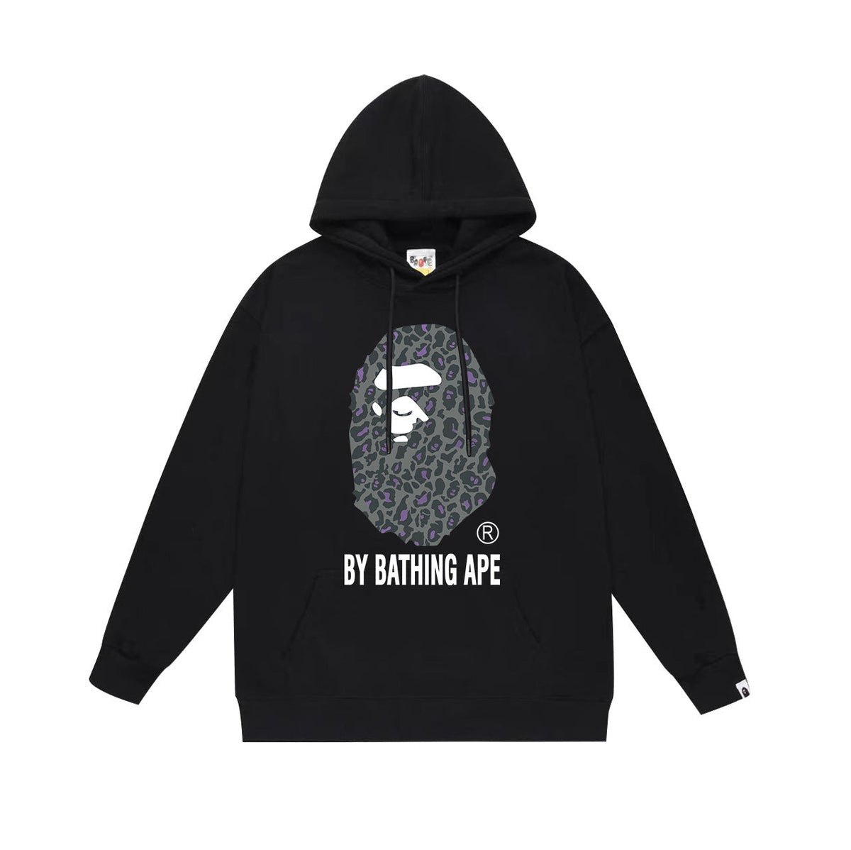 BAPE By Bathing Ape Leopard APE Head Pullover Hoodie