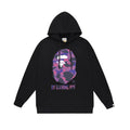 BAPE Purple Camo APE Head Pullover Hoodie