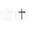 Supreme × Thrasher Cross Logo Tee – White